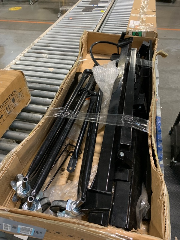 Photo 1 of ***Damaged Packaging*** Drywall Lift 11FT, 150lb Capacity Heavy Duty Sheetrock Hoist w/Telescopic Arm & Locking Wheels, Steel Panel Lifter for Ceiling, Construction, One-Person Drywall Installation