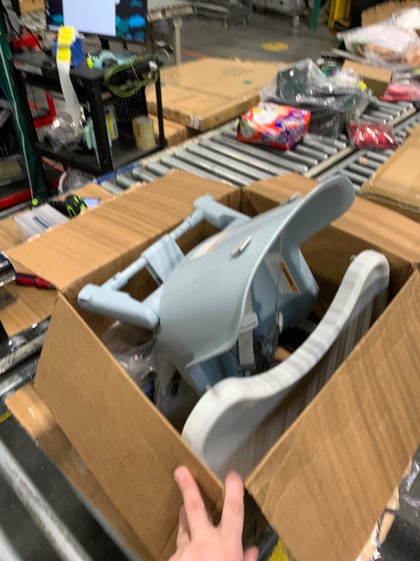 Photo 1 of ***Item Is Dirty*** Chicco Zest 4-in-1 Folding High Chair, Feeding Chair, Toddler Chair and Youth Stool, Multi-Use Easy Clean High Chair | Capri/Blue