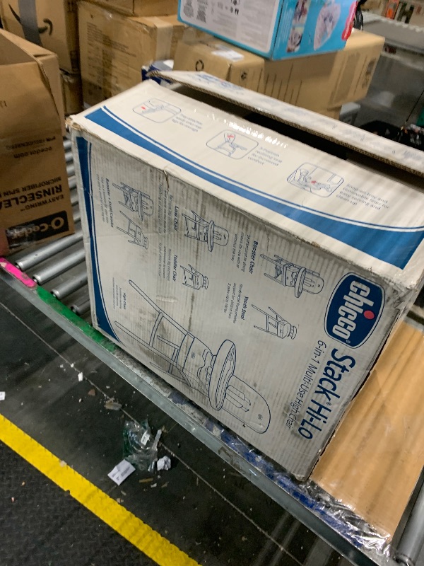 Photo 3 of Chicco Stack® Hi-Lo 6-in-1 Multi-Use Convertible High Chair, Reclining High Chair for Babies and Toddlers Easy-Clean Baby Booster Toddler Seat Combo | Sand/Beige