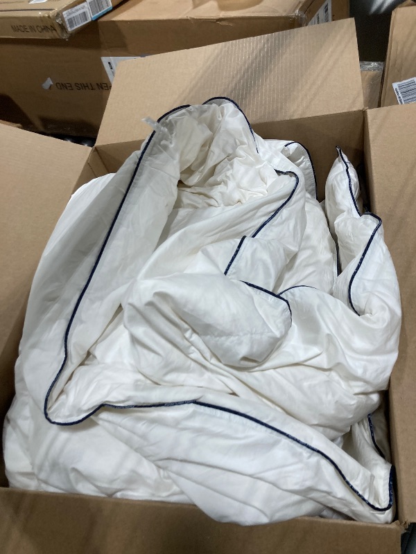Photo 1 of ***SIMILAR PRODUCT*** sleeprove Queen Size Down Comforter,Medium Weight All-Season Duvet Insert with 8 Loops,Luxury Bedding Comforter, White,90"x90"