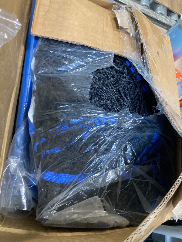 Photo 1 of *MINOR DAMAGE - USED*
Baseball Softball Net with Blocking System, 6x6FT Practice Cage for Batting/Pitching/Fielding, Metal Frame with Elevated Base and Storage Bag for Backyard Outdoor Indoor