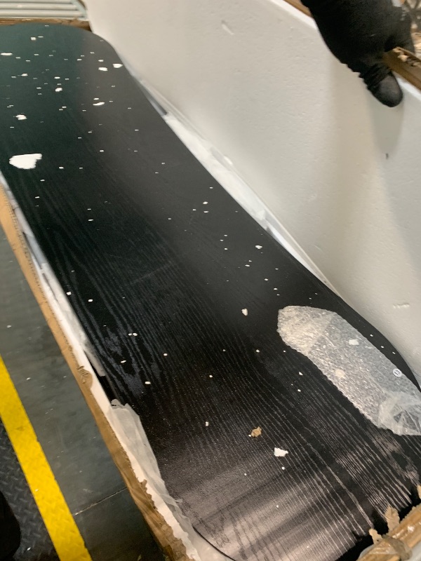 Photo 1 of ***Loose Hardware In Box*** AraSyleon 55 Inch Buffet Cabinet, Sideboard with Storage Mid Fluted Sliding Doors Accent Storage Cabinet for Dining Room, Kitchen, Living Room, Walnut