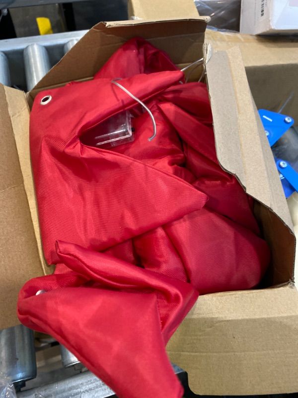 Photo 1 of ***MAJOR DAMAGE*** ***READ CLERK NOTES*** Moucuny Large LED Red Christmas Bow Xmas Giant Lighted Glitter Bow Tree Topper Ornament Sparkly Christmas Bowknot for Xmas Tree Wreath Home Outdoor Front Door Holiday Decoration(Cute,24 x 36 Inch)