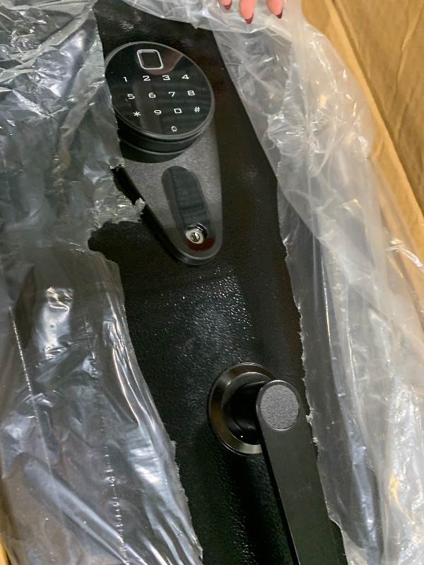 Photo 1 of **MISSING KEYS**Kaer 4-5 Safes,Gun Safe for Rifles and Pistols,Shotgun Rifle Safe,Gun Safes for Rifle and Shotguns,Long Gun Cabinets with Fingerprint/Digital Keypad/Removable Shelf for Rifles Safes