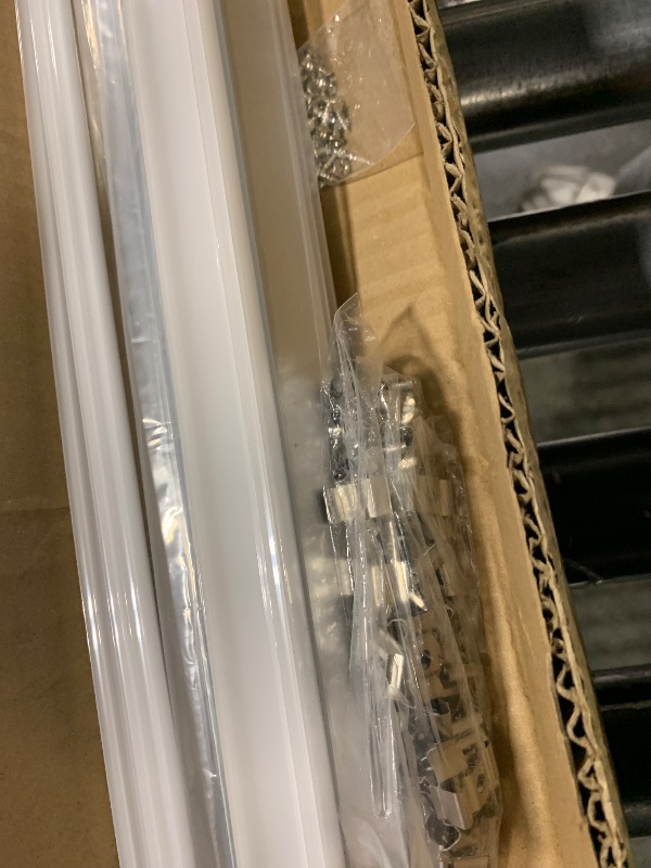 Photo 1 of hunhun 10-Pack 6.6ft/ 2Meter U Shape LED Aluminum Channel System with Milky Cover, End Caps and Mounting Clips, Aluminum Profile for LED Strip Light Installations, Very Easy Installation