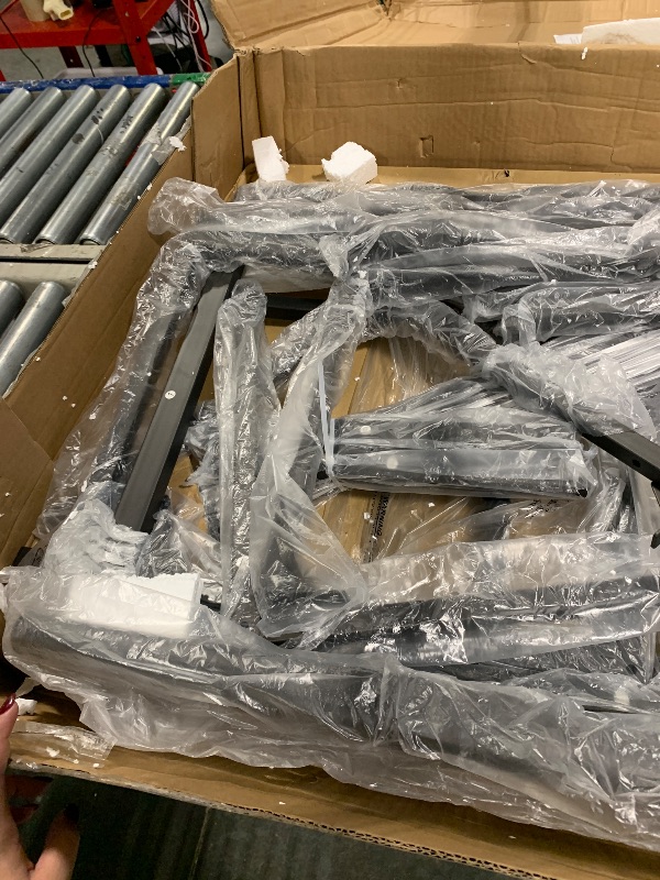 Photo 1 of ***MISSING HARDWARE***** GarveeHome 5 Piece Dining Table Set, Industrial Style Dining Table and Chairs Set for 4, Kitchen Table Set for Dining Room Kitchen Apartment, Brown