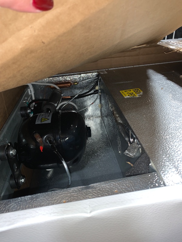 Photo 1 of ***UNTESTED**** Commercial Cool Upright Freezer, Stand Up Freezer 5 Cu Ft with Reversible Door, White