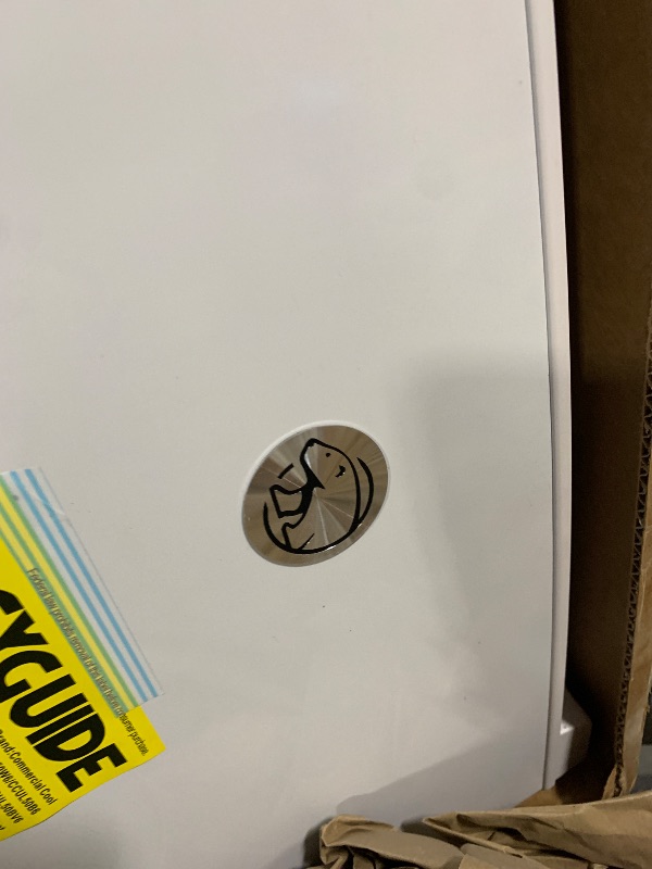 Photo 1 of ***UNTESTED**** Commercial Cool Upright Freezer, Stand Up Freezer 5 Cu Ft with Reversible Door, White