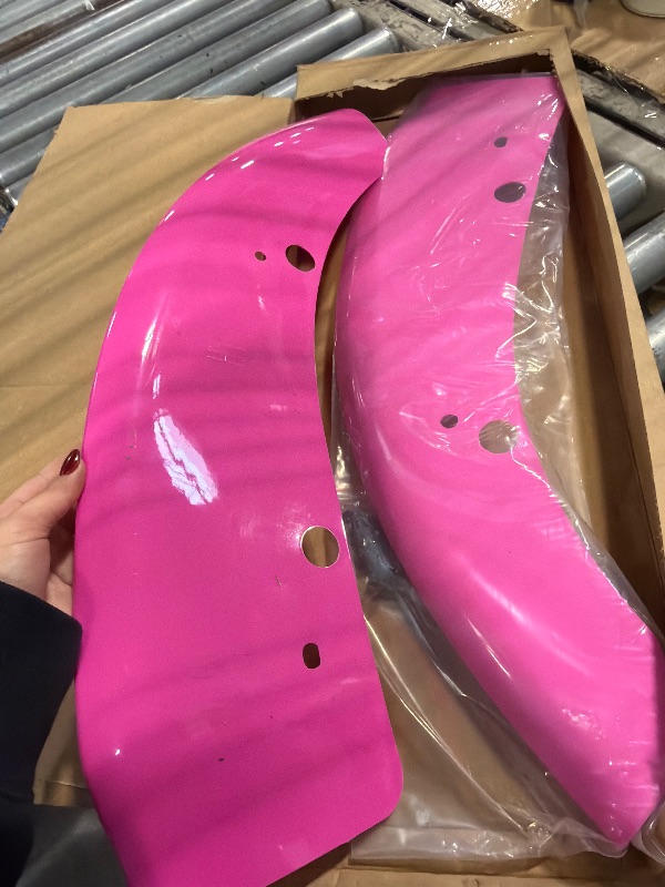 Photo 1 of *******SIMILAR ITEM*******Front Bumper Lip Splitter Protector, Dodge Front Splitter Dedicated to 2015-2023 Dodge Charger SRT 392/Scat Pack/RT Scat Pack 2019-2023 Charger GT/RT (Pink)