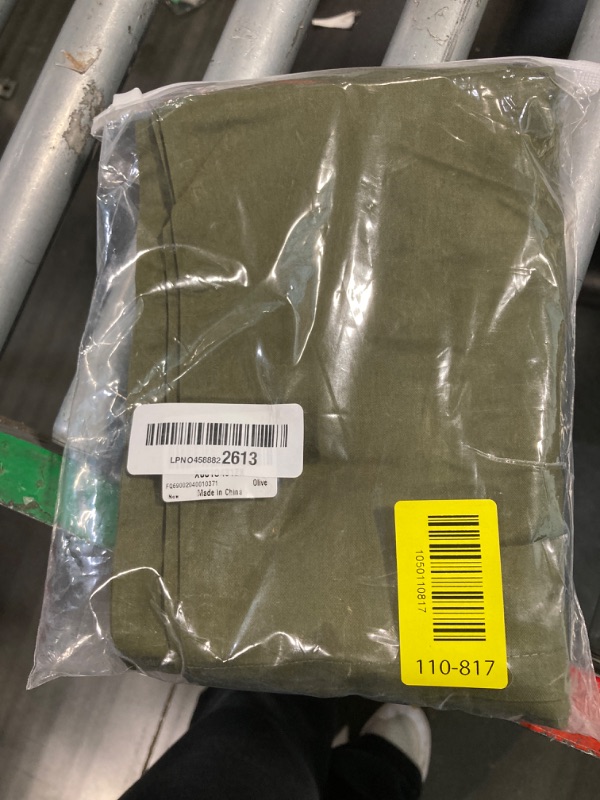 Photo 2 of TAOSON 100% Cotton 300 Thread Count Envelope Style Body Pillow Cover Pillowcase Pillow Protector Cushion Cover Non Zippered Only Cover No Insert (Sage/Olive Green,20"x72")