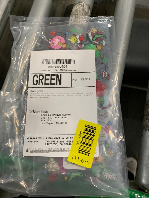 Photo 1 of **MISSING SEVERAL PARTS**
UV DTF Cup Wraps Sticker - 6 Sheets Christmas Rub on Transfers for Crafts for Glass 16 oz, UV DTF Transfer Sticker, Creative Festival Decoration