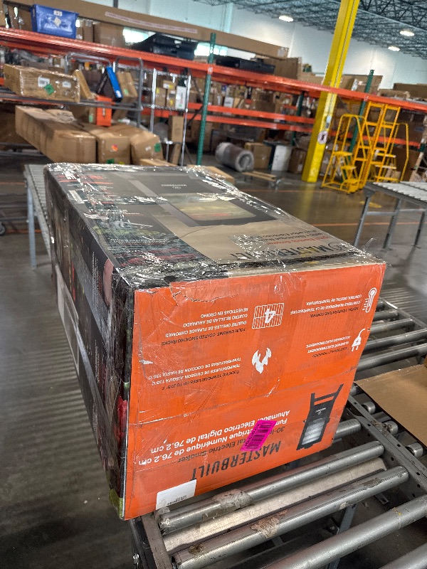 Photo 1 of ****BRAND NEW ITEM**** Masterbuilt® 30-inch Digital Electric Vertical BBQ Smoker with Leg Kit, Side Wood Chip Loader and 710 Cooking Square Inches in Black, Model MB20070421