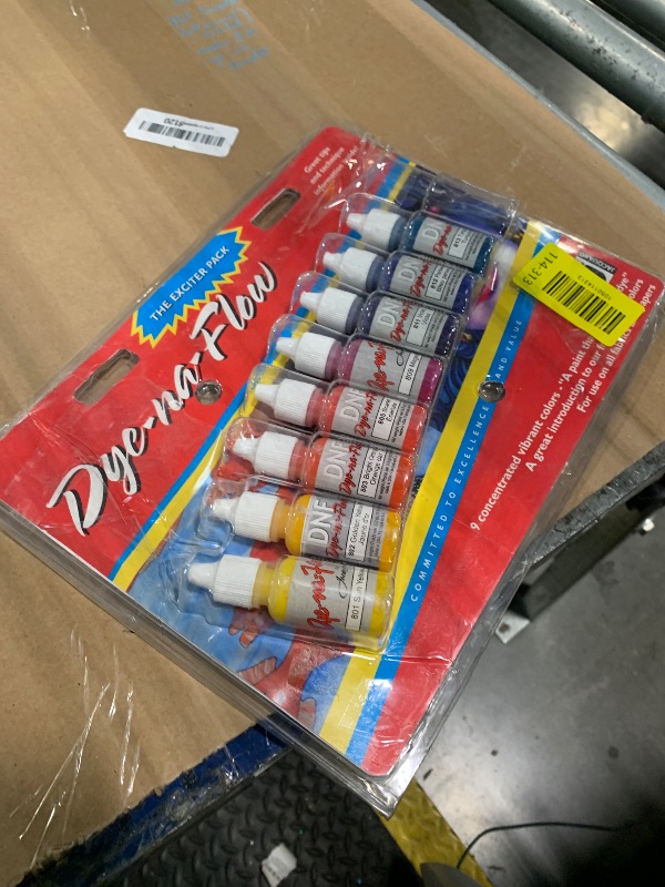 Photo 1 of ***Lime missing***Jacquard Dye-Na-Flow Exciter Pack 9 Colors