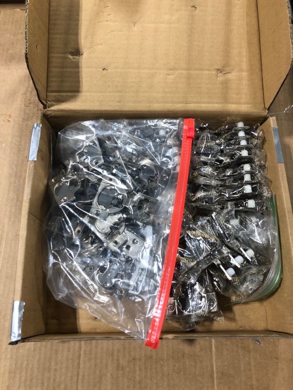 Photo 1 of [Closing Speed Control] 50 Pack 1 Inch Overlay Soft Close Hinges for Face Frame Cabinet, 4D Adjustment, Stainless Steel Kitchen Cabinet Hardware, 106° Open Concealed Self Closing Hinge