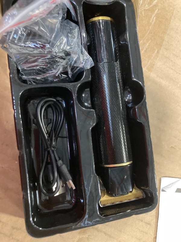 Photo 1 of ??? ???????? Hair Clippers for Mens Hair Trimmer T-Blade Trimmer Professional Haircut & Grooming Kit Rechargeable Clippers Hair Trimmer Shaver LCD Display (Black)