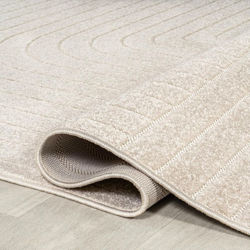 Photo 1 of 
**SIMILAR**JONATHAN Y Odense High-Low Angle Ivory/Cream Indoor/Outdoor Runner Rug, 2x8, Modern, Contemporary, Geometric, Bohemian, Bedroom, Kitchen, Living Room, Non...