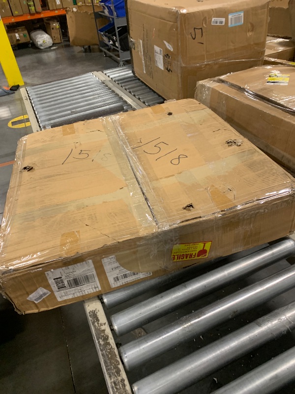 Photo 1 of *USED*
Alihdrna Glass Coffee Table, Small Coffee Tables for Living Room, Modern Black Center Table with 2-Tier Storage Shelf, Sofa Side Table with Metal Steel Frame, Circle Coffee Table for Home Office