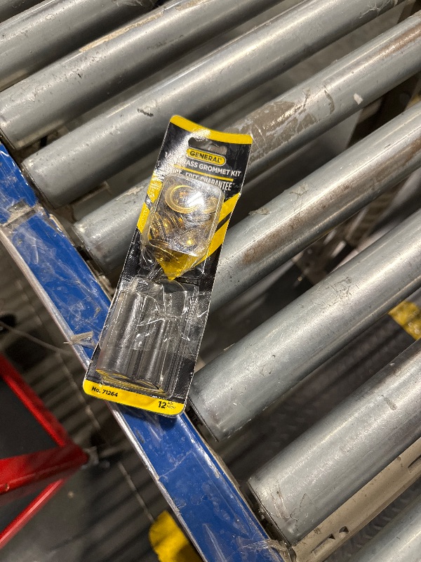 Photo 1 of *Missing items/ bottom set, clerk comments* General Tools 1/2" Grommet Tool Kit - 12 Solid Brass Grommets for Tarps Repair, Fabric Rings, Reinforcing Canvases, & Canopies