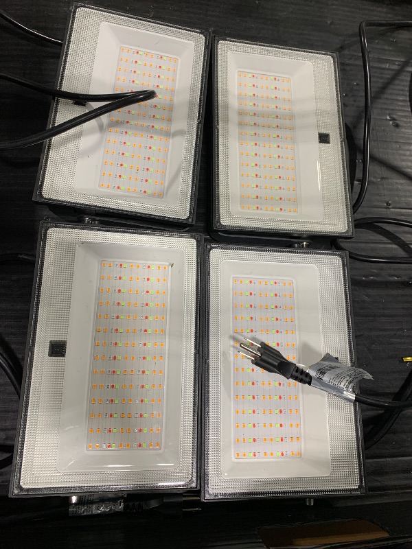 Photo 1 of *** NO REMOTE CONTROL *** Onforu LED Flood Light Outdoor 800W Equivalent, 100W Color Changing RGBW Floodlight with Remote, Stage Lights Uplights for Events, IP66 Uplighting Spotlight Floor Strobe Light for Christmas 4 Pack