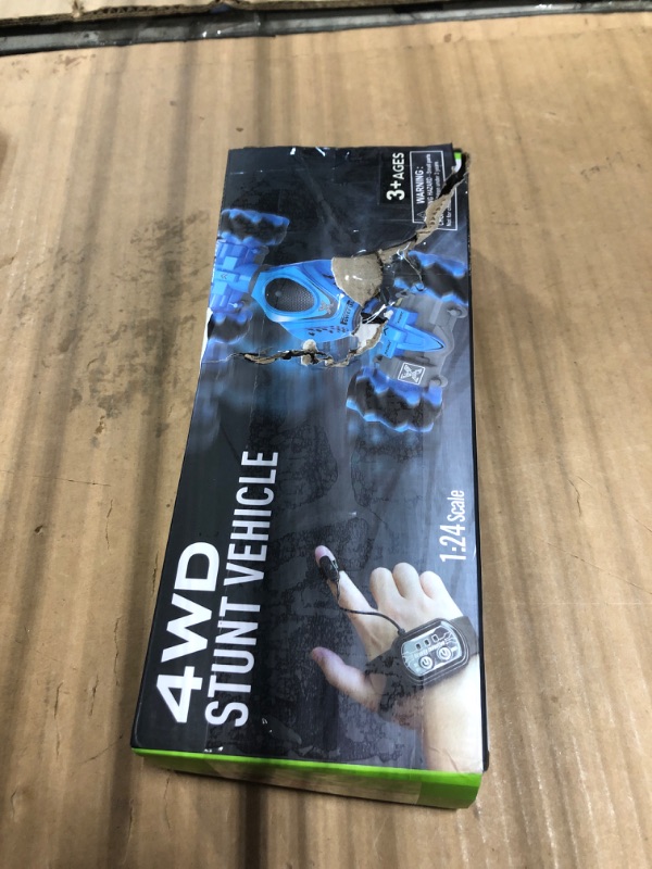 Photo 1 of ***hand controller missing*** Fosgoit Gesture RC Car, 2.4GHz 4WD Gesture Sensing RC Stunt Car Toys for 6-12 Years Old Boys Girls, Hand Controlled Remote Drift Twist Offroad 360° Rotation with Lights Music for Birthday Gifts