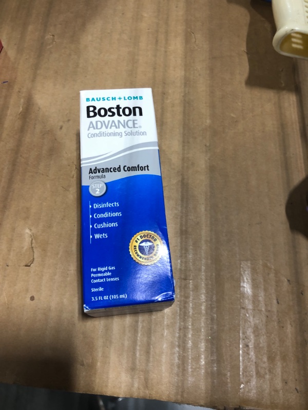 Photo 1 of ***1 missing*** Boston Advance Conditioning Solution, Conditions & Wets Rigid Gas Permeable (RGP) Lens for Comfortable Wear, 3.5 Fl Oz (Pack of 2)