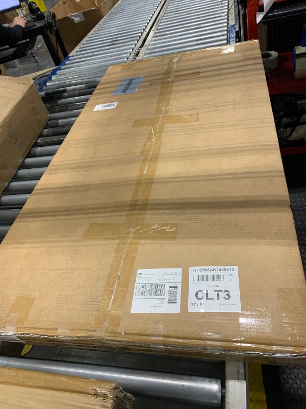 Photo 1 of *** BROKEN BOARD *** Sareda Washer Dryer Countertop 27.5" W x 54" L Laundry countertop for Storage and Organization with Edge Rails, Oak