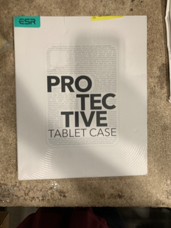 Photo 1 of ESR for iPad Pro 13 Inch Case M4(2024), Thin and Lightweight, Shock and Drop Protection, Yellowing Resistant, Hard Back, Supports Pencil Pro and Pencil(USB-C), Classic Series, Black Clear