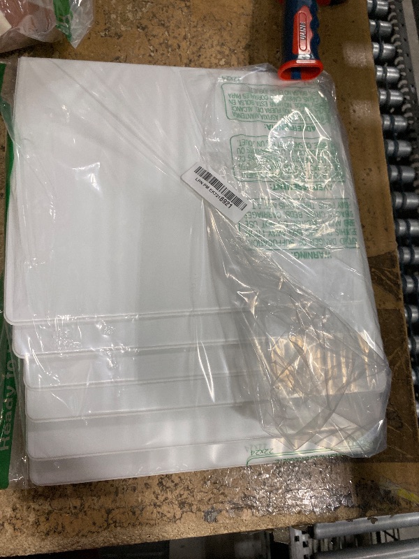 Photo 1 of 0.5-inch 3-Ring Binder with 2 Interior Pockets, 0.5'' Basic Binders Holds US Letter Size 8.5'' x 11''for Office/Home/Back to School, 6 Pack (White)