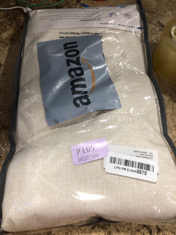 Photo 1 of 100% Blackout Shield Linen Blackout Curtains for Bedroom 90 Inches Long, Back Tab/Rod Pocket Living Room Drapes, Thermal Insulated Blackout Curtains 2 Panels Set, 50" W x 90" L,Cream