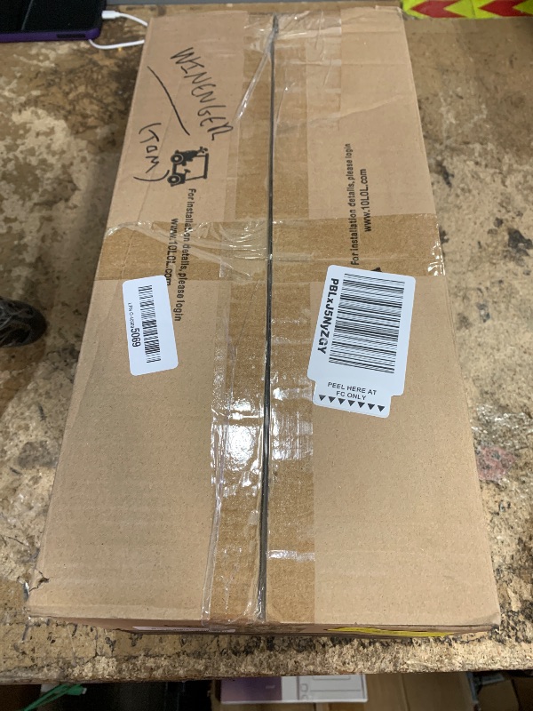 Photo 1 of 10L0L Golf Cart Storage Basket - Heavy Duty Front Dash Organizer for EZGO TXT/RXV & Club Car DS/Precedent - Steel Metal Utility Tray with 4 Secure Compartments (Drilling Required)