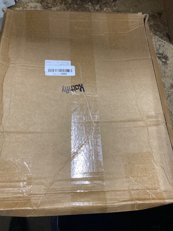 Photo 1 of 6 Pcs Serving Trays with Handles Trays for Eating 16 x 11 Inch Multi Purpose Plastic Tray Rectangular Anti Skid Decorative Food Tray for Restaurant Breakfast Countertop Party Kitchen (White)