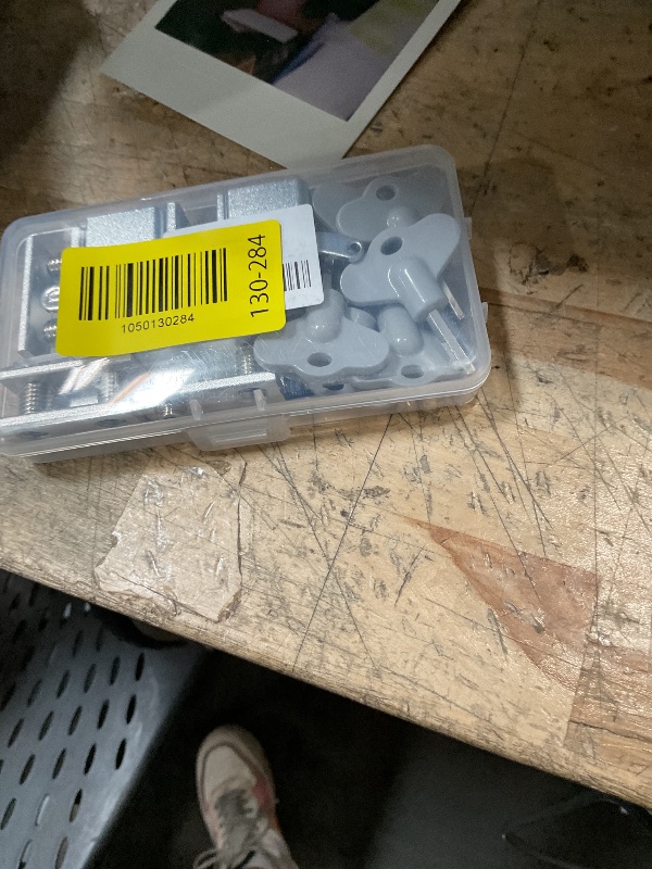 Photo 1 of 6 Sets Sliding Window Locks with Key, Window Locks for Up and Down Windows,Easy to Install Vertical & Horizontal Window Security Locks,Adjustable Aluminum Window Stopper Lock(Silver)