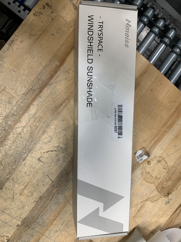 Photo 1 of [2025 Upgrade] Nmoiss Windshield Sun Shade Umbrella - [Vinyl Coating Heat Shield] Protect Car from Sun Rays & Heat Damage Keep Cool and Protect Interior, Spring Structure Edge Medium 56" L x 31" W