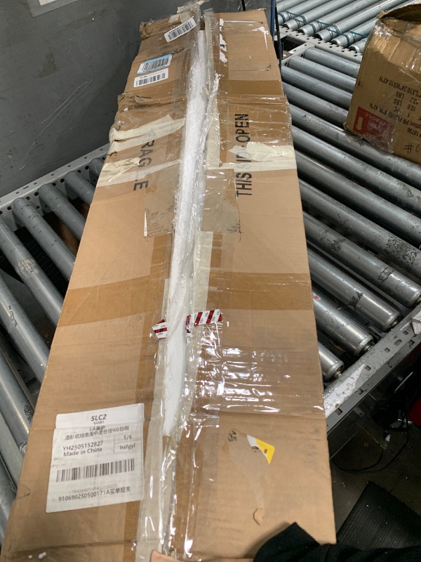 Photo 1 of ** PARTS ONLY ** HUOKU 6-Lights Crystal Bathroom Vanity Light Black Gold Modern Bathroom Lighting Fixtures Over Mirror, Wall Light Fixtures