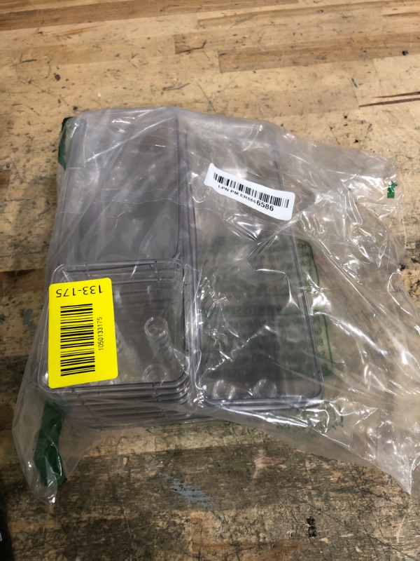 Photo 1 of (partial set) (bagged) Manalete Drawer Organizers Set of 15, 4 Sizes Clear Plastic Drawer Organizers and Storage Bins for Kitchen, Bathroom, Office, Dresser Desk Drawer Organizer Tray for Jewelry, Makeup, Junk, Gadgets