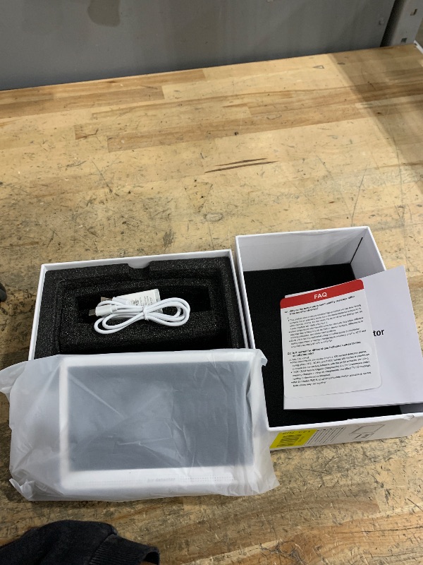 Photo 1 of 16 in 1 Air Quality Monitor Indoor 7" Display 9 AQI+7 AQI Alerts Air Quality Meter for CO2, TVOC, PM2.5 PM1.0 PM10, HCHO, Temperature Humidity AQI & Time, Air Detector Air Quality Tester for Home