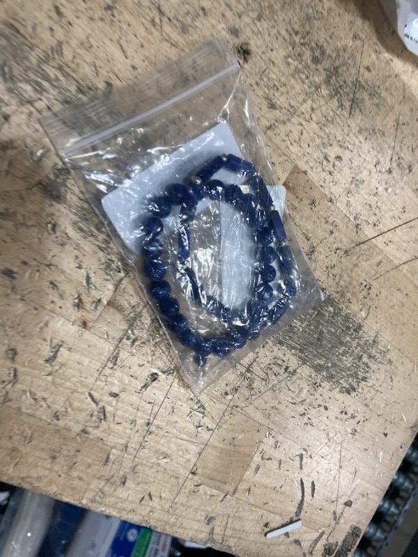 Photo 1 of 3 Pcs Lapis Lazuli Bracelet for Women 8mm Round Lapis Lazuli Stone Bracelet Healing Crystal Stone Beaded Bracelets Gemstone Bracelet Protection Bracelet Gift for Women Men