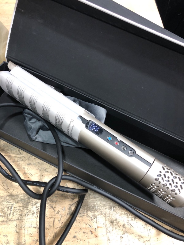 Photo 1 of Hair Straightener - 2 in 1 Wet to Dry Hair Dryer and Straightener with High-Speed Airflow + Rapid Heat-Up + Customizable Temperature + LCD Display & Auto Shut-Off + No Heat Damage for All Hair Types