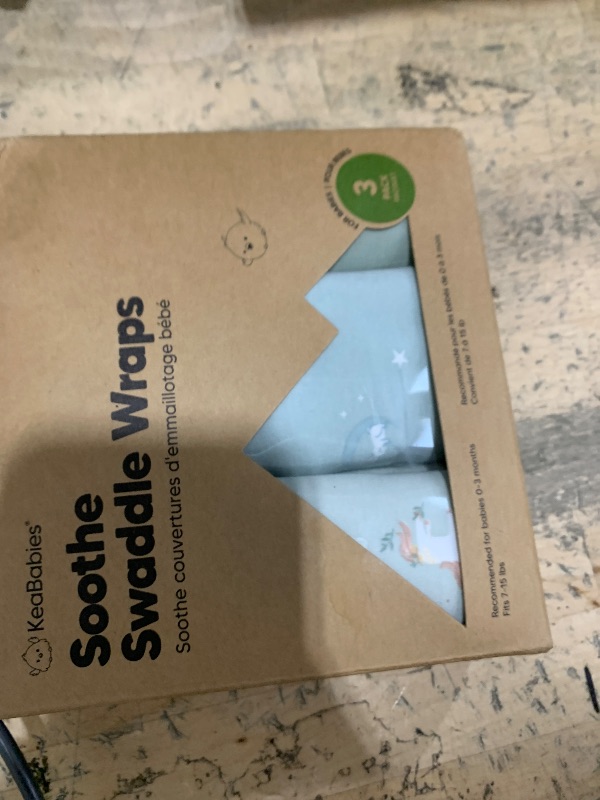 Photo 1 of 3-Pack Organic Baby Swaddle Sleep Sacks - Swaddles for Newborns, Infant 0-3 Months, Baby Girls, Boys, Soft & Snug Newborn Sleep Sack, Nursery Swaddling Blankets (Lunaris)