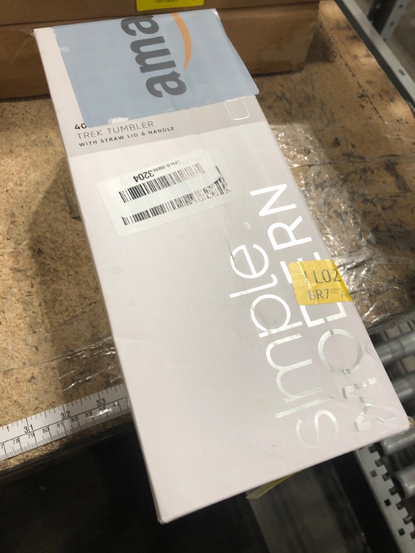 Photo 1 of **HAS A DENT** Simple Modern 40 oz Trek Tumbler with Handle and Straw Lid | Cup Holder Friendly Insulated Stainless Steel Travel Mug | Graphite