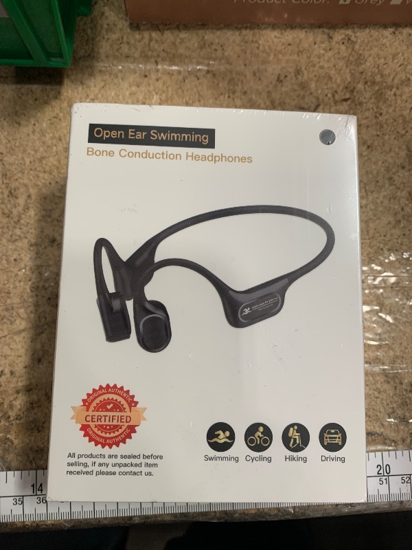 Photo 1 of "sealed"
Swimming Headphones IP68 Waterproof, Open Ear Bone Conduction Headphones Bluetooth 5.4 with 32GB MP3 Player, Secure Comfort Underwater Swim Earbuds for Jogging Cycling Fitness-SurfAudio(Black)