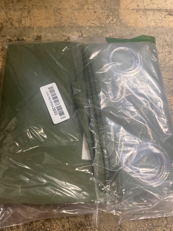 Photo 1 of ( 1 panel) H.VERSAILTEX Blackout Curtain for Living Room Thermal Insulated Window Treatment Curtain Extra Long 63 inch Length Energy Saving Solid Grommet Top Blackout Drape, One Panel, Bronze Green, 52"W x 63"L