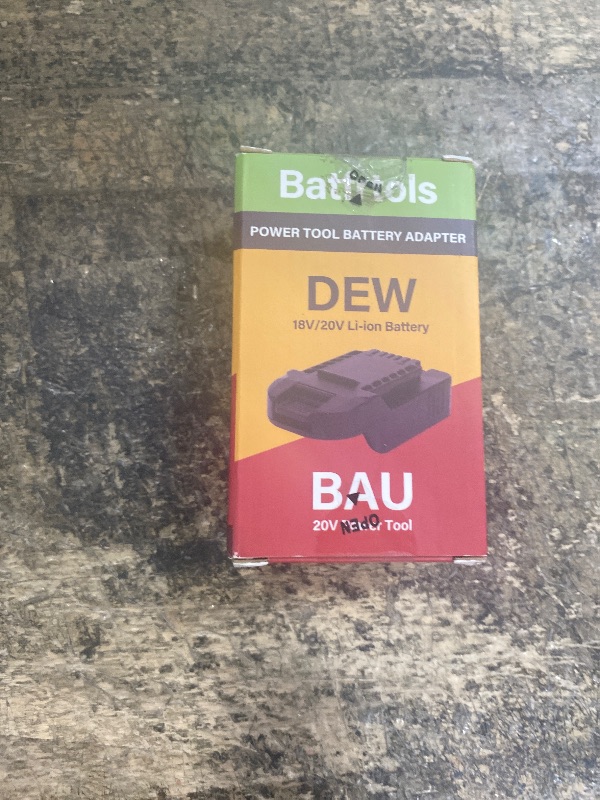 Photo 1 of Adapter for Bauer 20v Max Cordless Tools, Compatible with De Walt 20V Max Batteries & Hercules Battery, Adapter Only, Black, 1 Pack (Dewalt & Hercules to Bauer 20v Tools)