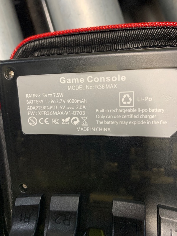 Photo 1 of (see images) R36MAX Retro Handheld Game Console - 64GB Preloaded Classic Video Games, Support 30+ Simulators