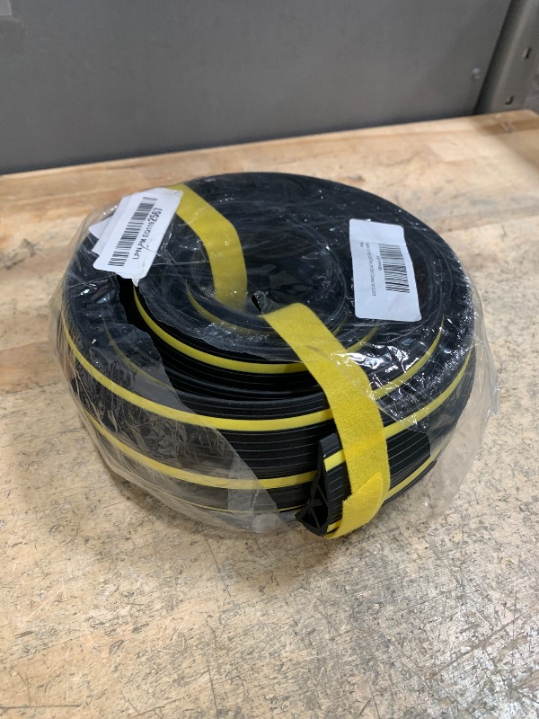 Photo 1 of Eapele 6.5ft Floor Cord Cover, 3 Channels Cable Protector, Heavy Duty Cord Hider Extension Cord Cover, Cord Covers for Wires on Floor Prevent Trip Hazard, Extension Cord Covers for Outside
