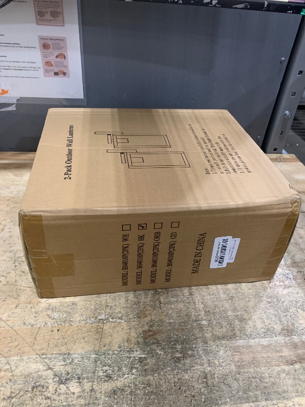 Photo 1 of 2-Pack Outdoor Light Fixtures Wall Mount, Waterproof Exterior Wall Lanterns with Clear Glass, Anti-Rust Outside Black Wall Sconces, Front Porch Lights for House Garage Doorway, Bulbs Not Included