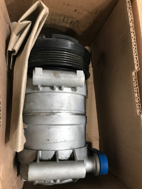 Photo 1 of ***(PARTS ONLY/ MAJOR DAMAGE/ NON FUNCTIONAL)***ACDelco Gold 15-22124A Air Conditioning Compressor, Black