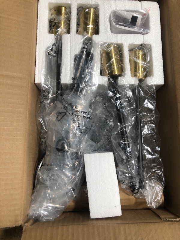 Photo 3 of Sputnik Chandeliers Dining Room Light Fixture (8-Light, 30-Inch), Modern Gold and Black Chandelier, Height Adjustable Mid Century Modern Chandeliers for Dining Room Kitchen Island