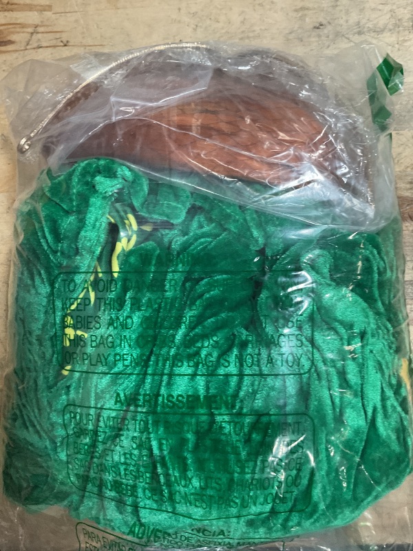 Photo 1 of Masfrida Princess Costume Dress Adult Classic Character Green Dress Velvet Long Sleeve Outsuit Wig Halloween (Dress-B, 3X-Large)
