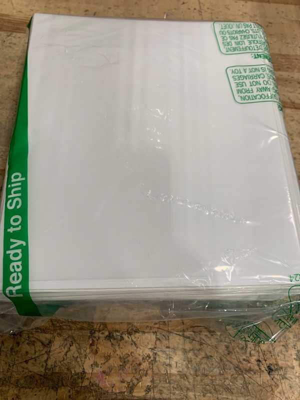 Photo 1 of 0.5-inch 3-Ring Binder with 2 Interior Pockets, 0.5'' Basic Binders Holds US Letter Size 8.5'' x 11''for Office/Home/Back to School, 6 Pack (White)
